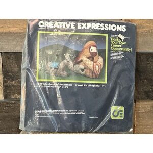 VTG 1984 Creative Expressions Shepard Of Bethlehem Crewel Kit NIP